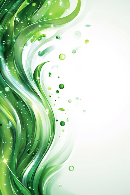 Free Photo green abstract background