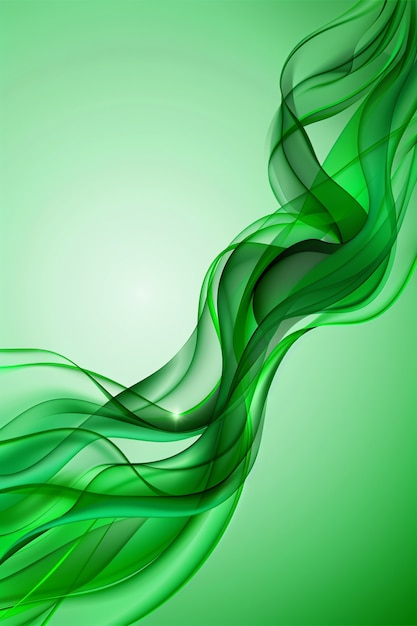 Free Photo green abstract background