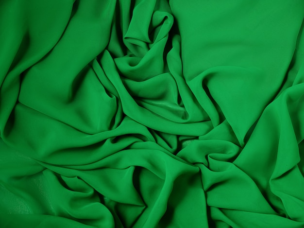 Green abstract cloth