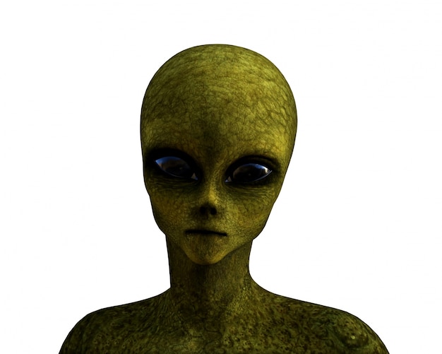 A green alien