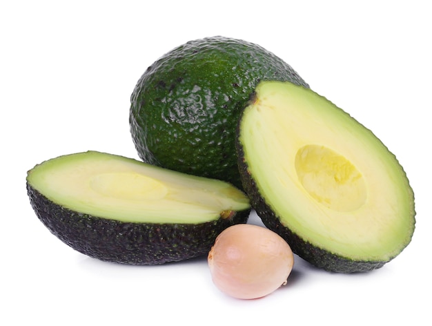 Free photo green avocados