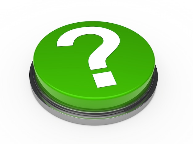 Green button with a question mark