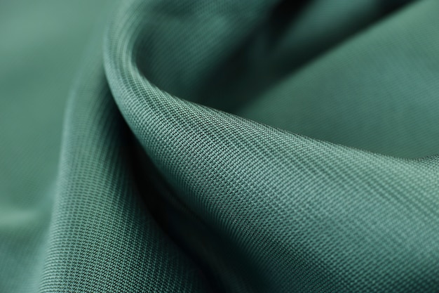 Green fabric