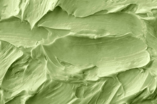 Free Photo green frosting texture background close-up