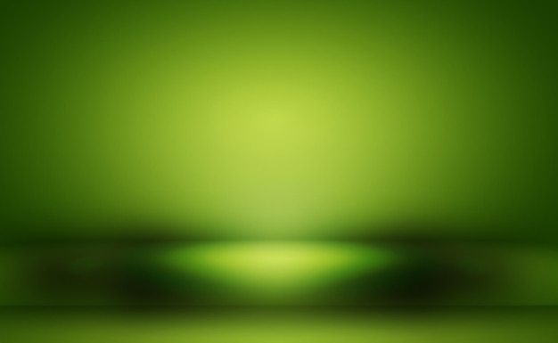 Green gradient abstract background empty room with space for your text and picture