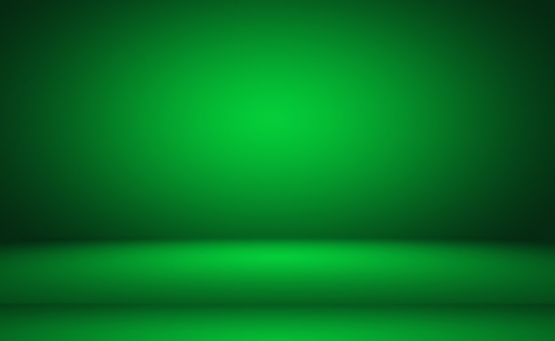 Green gradient abstract background empty room with space for your text and picture.