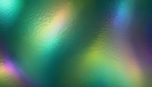 Free photo green iridescent texture background