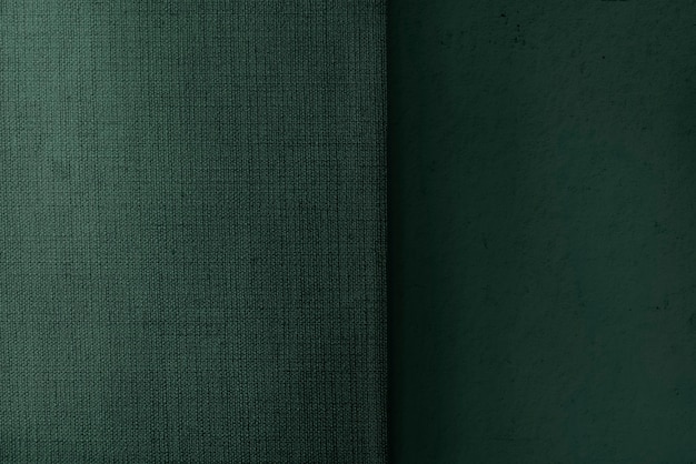 Free photo green matt weave fabric textured background