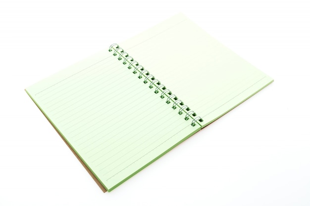 Green notebook