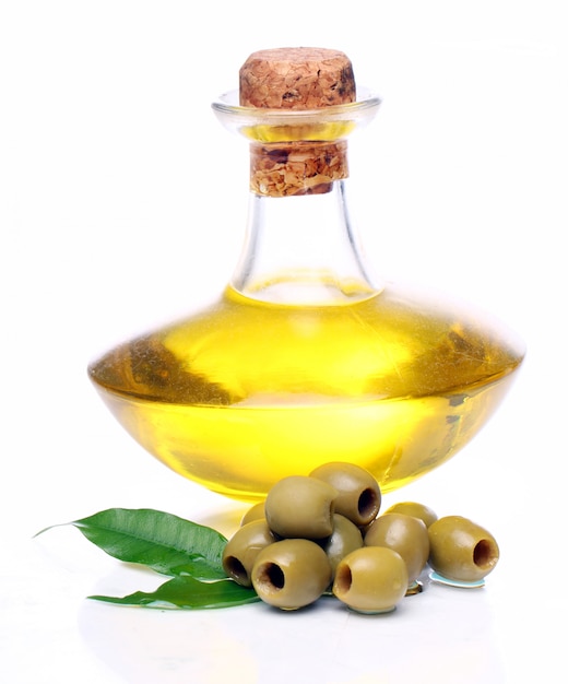 Green olives in oil