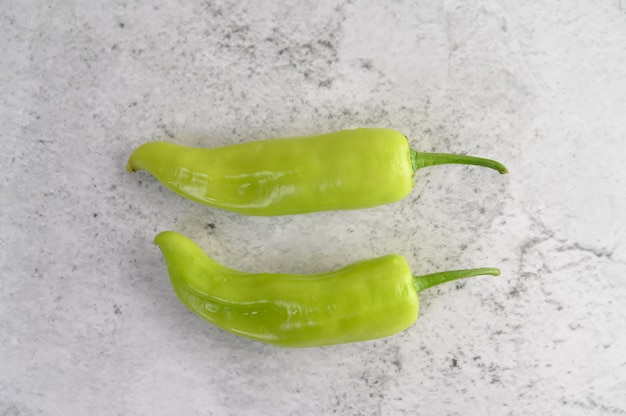 Green peppers