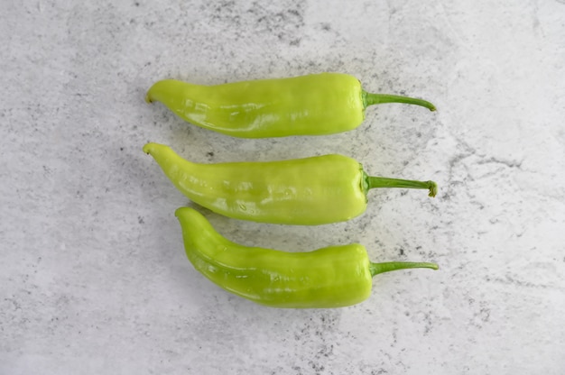 Green peppers