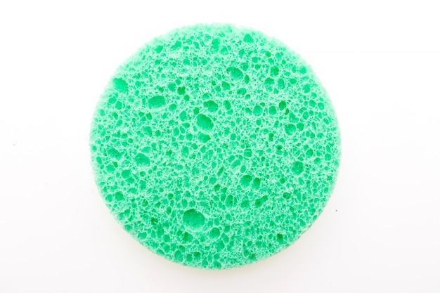 Green sponge round