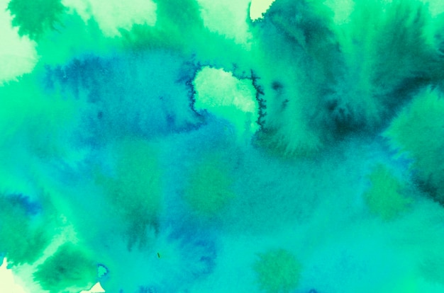 Free Photo green stain watercolor paint background