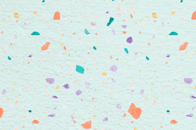 Green Terrazzo pattern background, abstract design