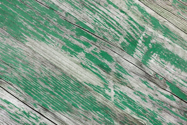 Free photo green wooden textured background design