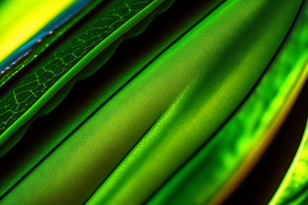 Green and yellow fabric with the word " green " on the bottom.