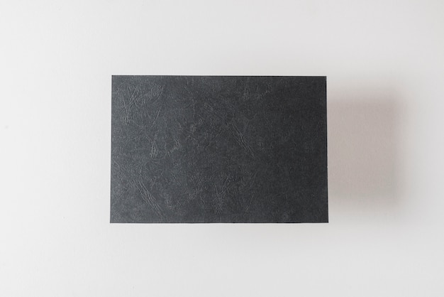 Free photo grey card paper isolated on white background