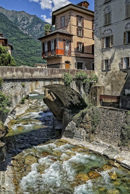 Grey concrete bridge