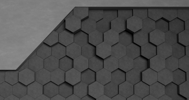 Free photo grey geometrical shapes wallpaper