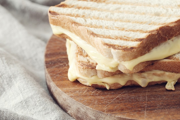 Free photo grilled cheese sandwich