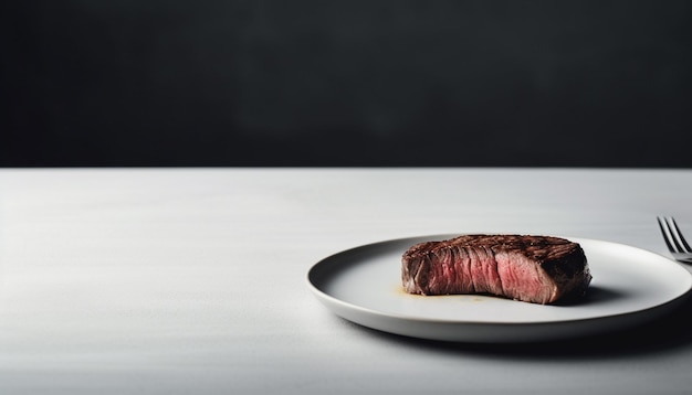 Free photo grilled fillet steak perfectly cooked and seasoned generated by ai