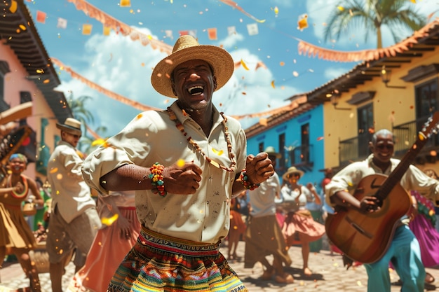 Group of colombian male friends spending time together and having fun