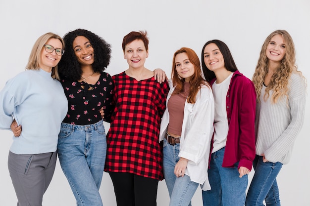 Group of women posing together