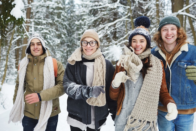 Group of Young People Having Fun on Vacation