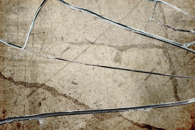 Free Photo grunge background with cracked glass texture