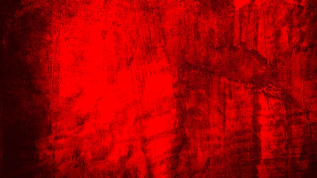 Free photo grunge plaster cement or concrete wall texture red color with scratches