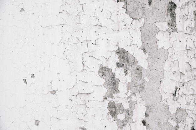 Free Photo grunge wall with peeled paint