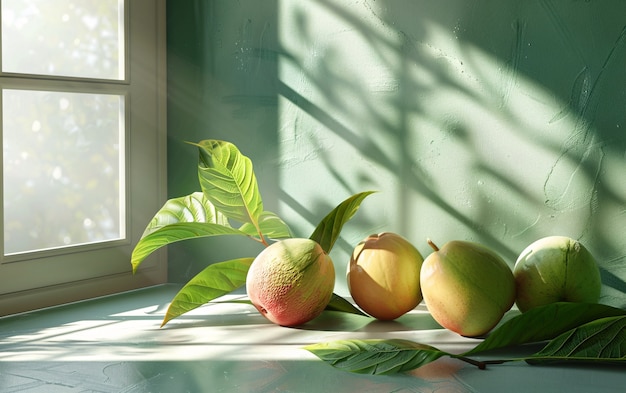 Free Photo guava fruit still life