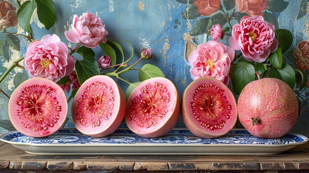 Guava fruit still life