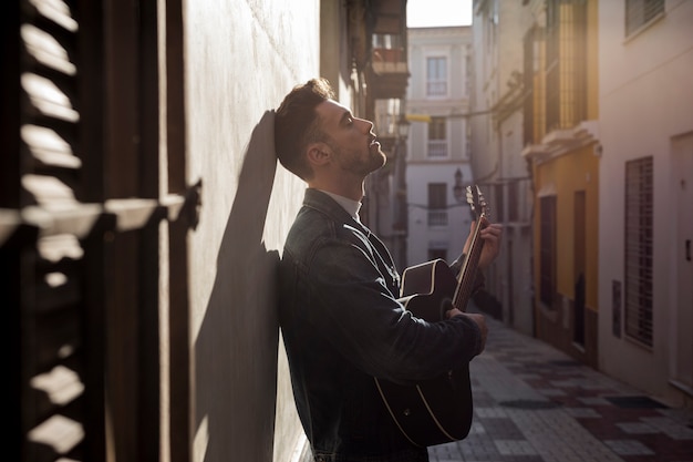 Free Photo guitar music outdoors