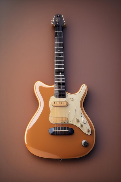 A guitar that has the word jazz on it