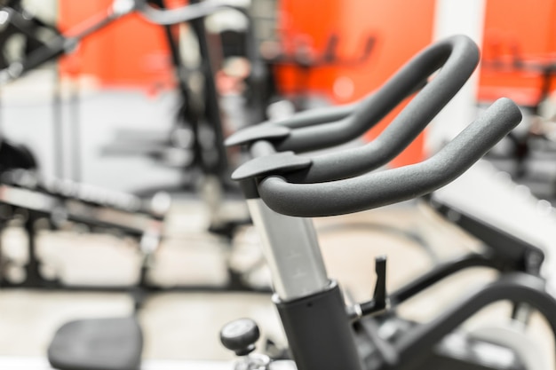 Gym interior with equipment