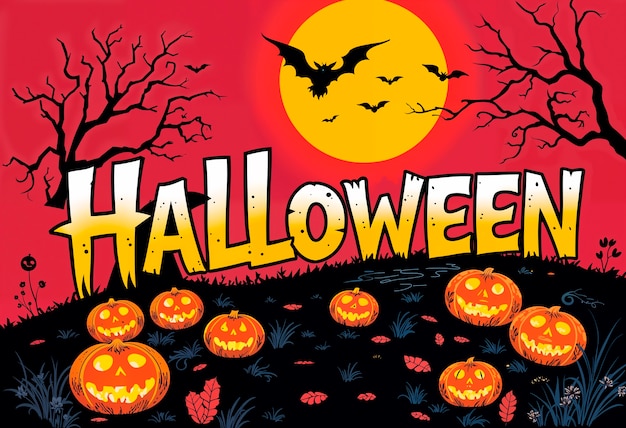 Free Photo halloween background illustration