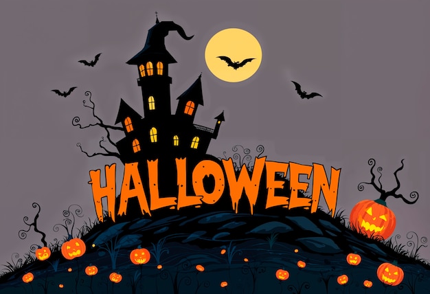 Free photo halloween background illustration