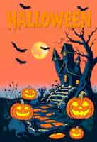 Free photo halloween background illustration