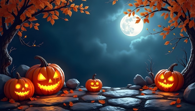 Free Photo halloween background illustration