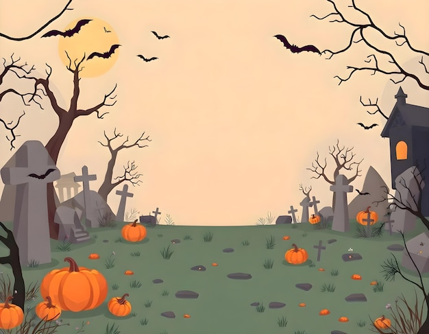 Free photo halloween background illustration