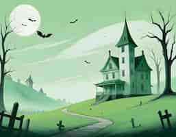 Free photo halloween background illustration