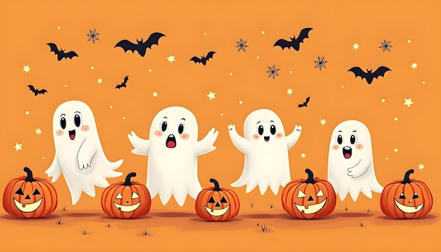 Free Photo halloween pattern design illustration