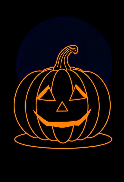 Free Photo halloween pumpkin illustration