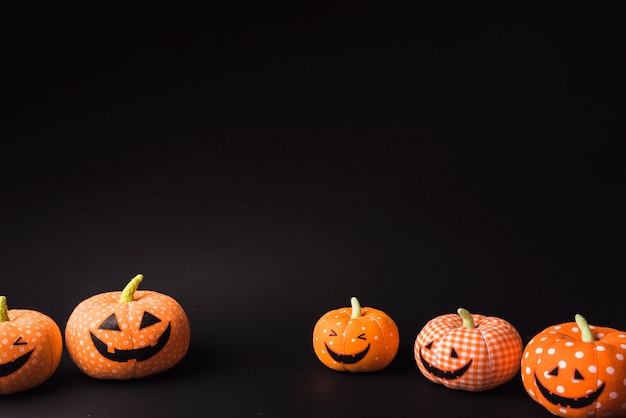 Free Photo halloween soft pumpkins