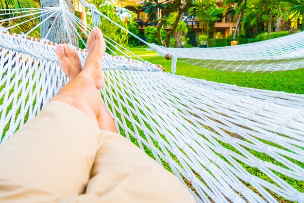 Hammock in the garden