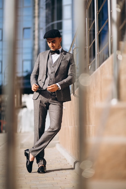 Free Photo handsome business man in suit