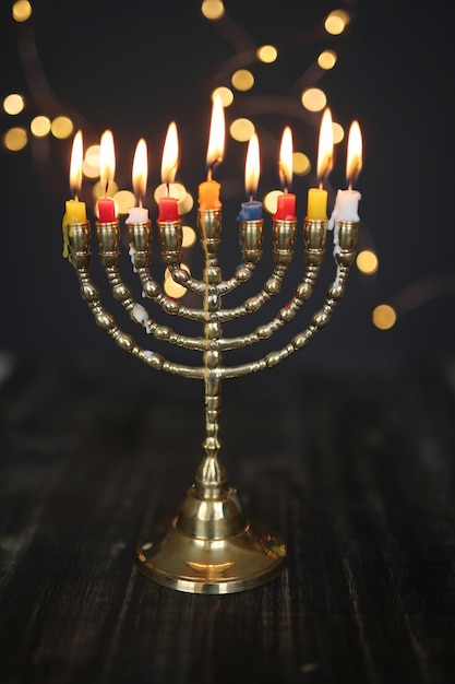 Free Photo hanukkah candlestick