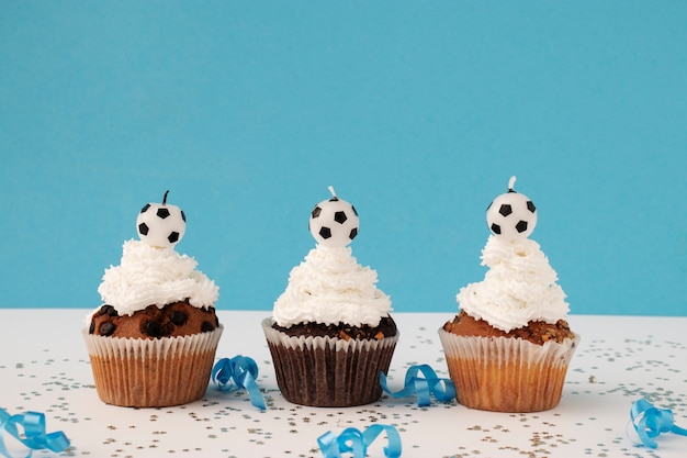 Free Photo happy birthday soccer themed